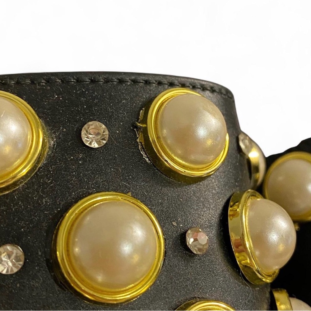 Babe Slides With Embedded Pearls - Picture 2 of 7